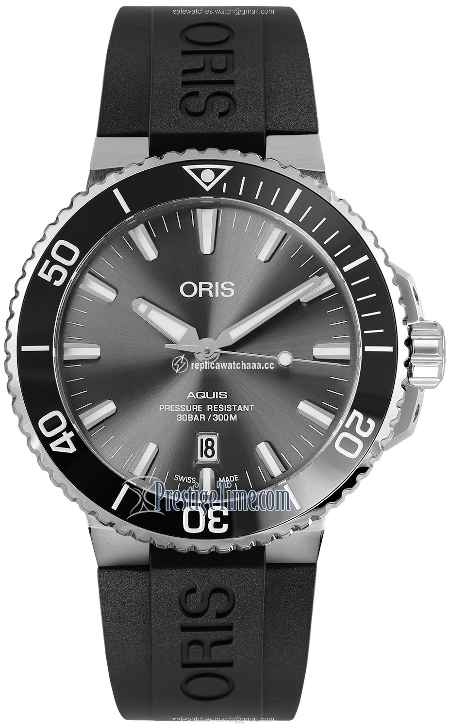 01 733 7730 7153-07 4 24 64TEB Oris Aquis Date 43.5mm Mens Watch 01 733 7730 7153-07 4 24 64TEB Oris Aquis Date 43.5mm Mens Watch